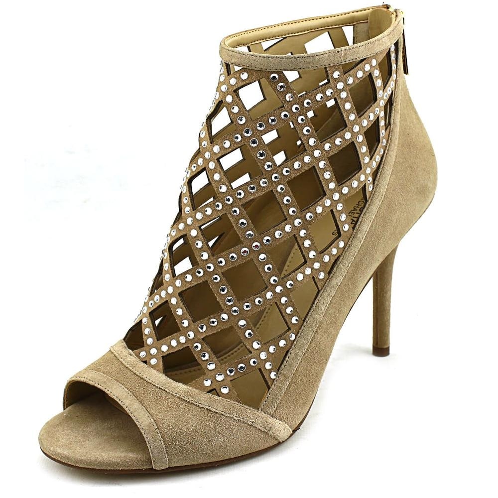 michael kors yvonne open toe bootie