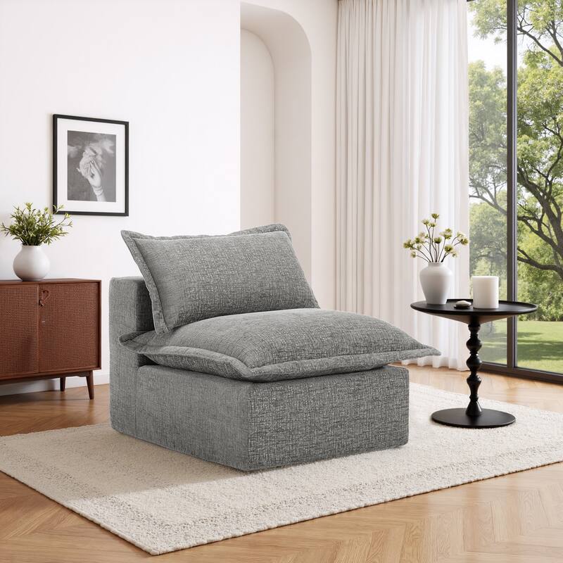 Comfy Cloud Chenille Upholstered Modular Sectional Sofa