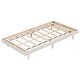 preview thumbnail 8 of 7, Floating Platform Bed Frame/ No Box Spring Needed, White Washed