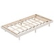 preview thumbnail 7 of 7, Modern Twin Size Floating Platform Bed Frame ,Sturdy Particle Board, Rubberwood, and Plywood Construction