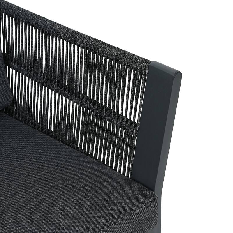 Christopher Knight Home - Outdoor Aluminum Dining Chair Set with Weather-Resistant Cushions