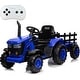 preview thumbnail 29 of 33, Kids Ride on Tractor with Remote Control, 12V Battery Powered Electric Tractor Blue