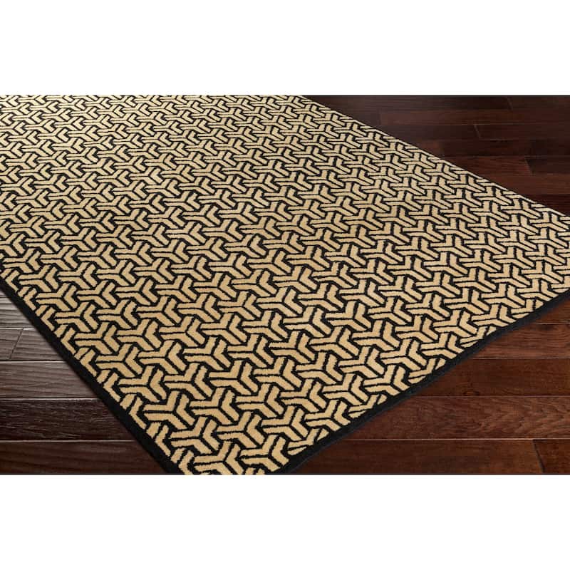 Hand-knotted Cochran Viscose Area Rug - 4' x 6' - 4' x 6'