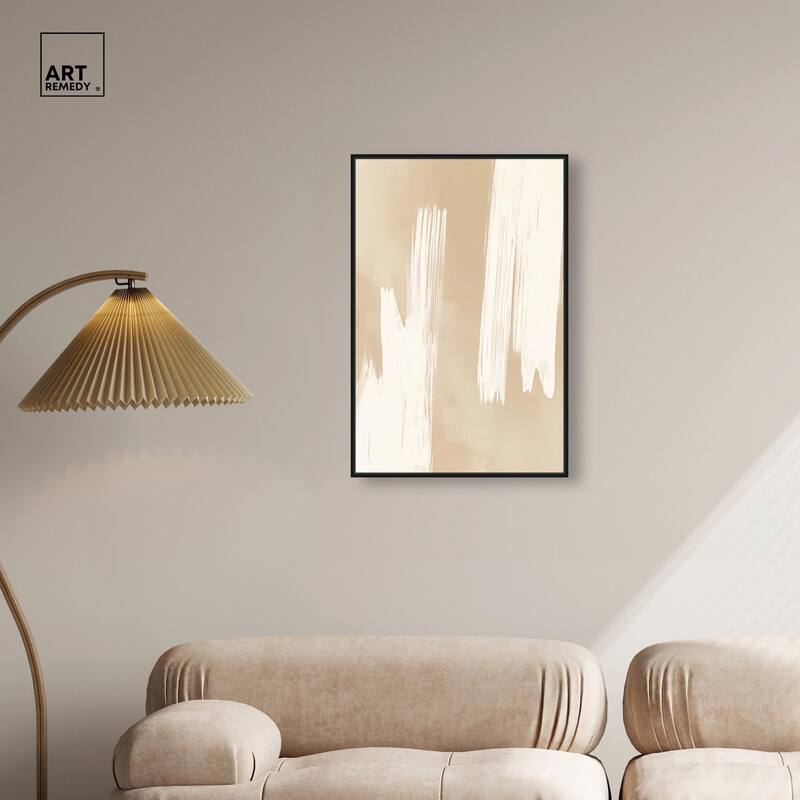 Gestural Grains II Canvas by Art Remedy