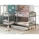 preview thumbnail 4 of 40, Wonderful Design Twin L-Shaped Bunk bed with Trundle