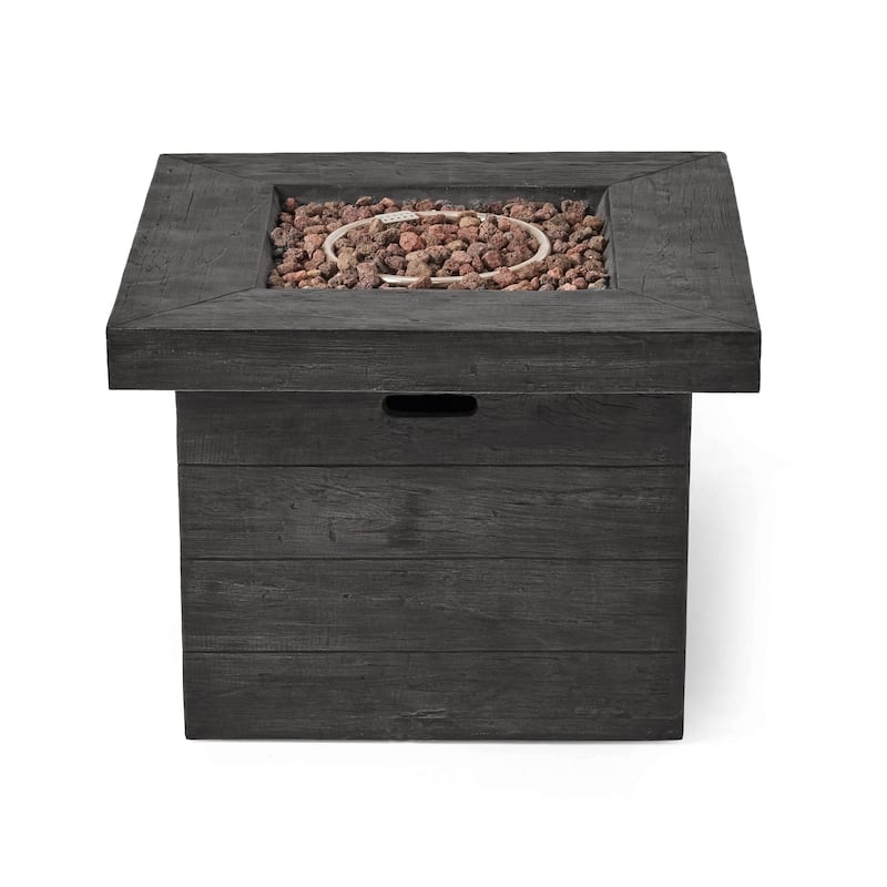 Keana Outdoor Wicker 5-piece Fire Table Chat Set by Christopher Knight Home