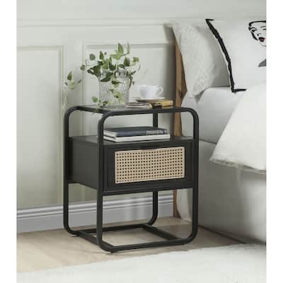 ACME Colson 1-drawer Accent Table in Black