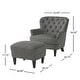 preview thumbnail 11 of 30, Tafton Tufted Club Chair with Ottoman by Christopher Knight Home