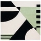 preview thumbnail 8 of 72, SAFAVIEH Handmade Rodeo Drive Sofoula Mid-Century Modern Abstract Wool Rug 6' Square - Black/Green - Square