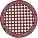 preview thumbnail 28 of 30, SAFAVIEH Handmade Chelsea Marlee French Country Wool Rug 8' Round - Burgundy/Ivory - Round