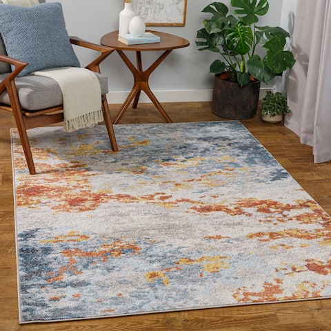 Loke Ombre Abstract Area Rug