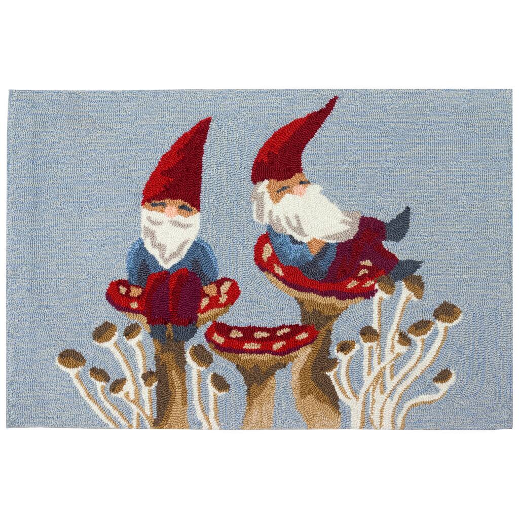 Liora Manne Frontporch Welcome Gnome Indoor/Outdoor Rug