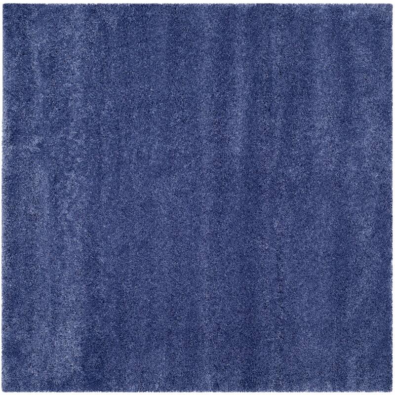 SAFAVIEH California Shag Izat 2-inch Thick Rug - 16'  Runner/18' Runner - Periwinkle