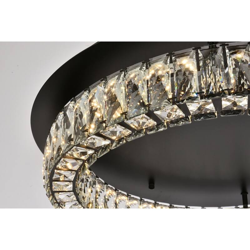 Indigo Home 26 inch LED Single flush mount in black
