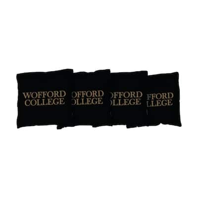 Wofford College Terriers Black Cornhole Bags