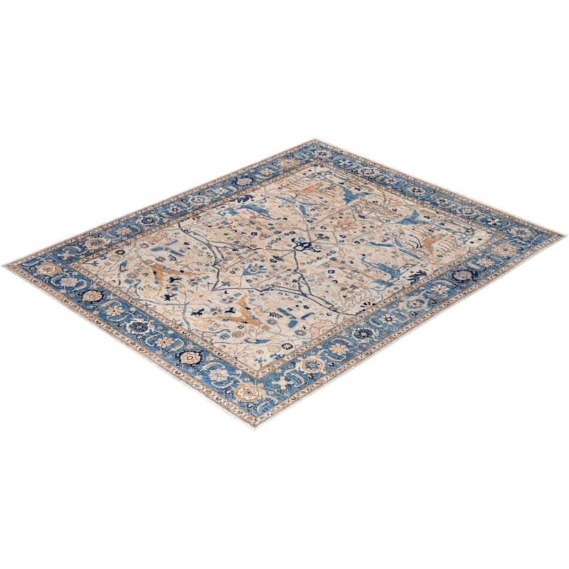 Serapi One-of-a-Kind Hand-Knotted Area Rug - Ivory - 8' 1" x 9' 11"