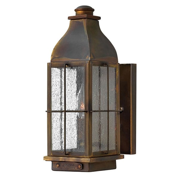slide 2 of 6, Hinkley Lighting Bingham 1 Light 12.5" Tall Heritage Outdoor Wall Sienna