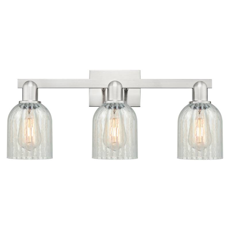 Innovations Lighting Endless Possibilities Arcadia - Caledonia - 3 Light 24" Bath Vanity Light - Mouchette/Brushed Satin Nickel
