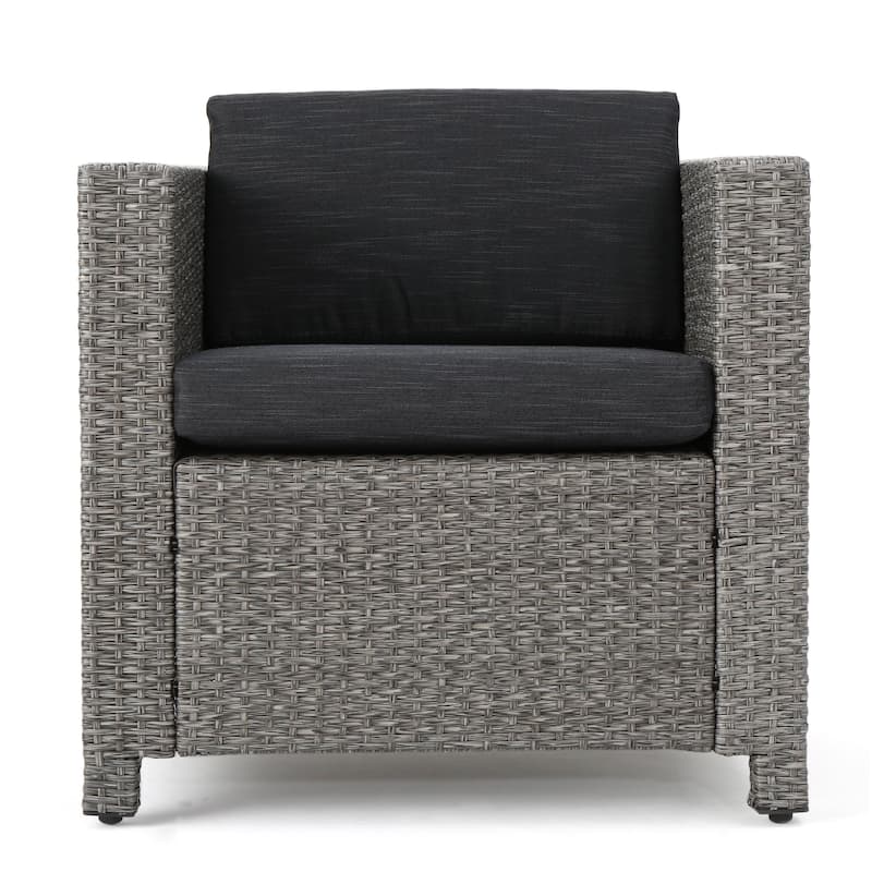 Puerta Outdoor 10-piece Wicker Patio Set with Cushions by Christopher Knight Home