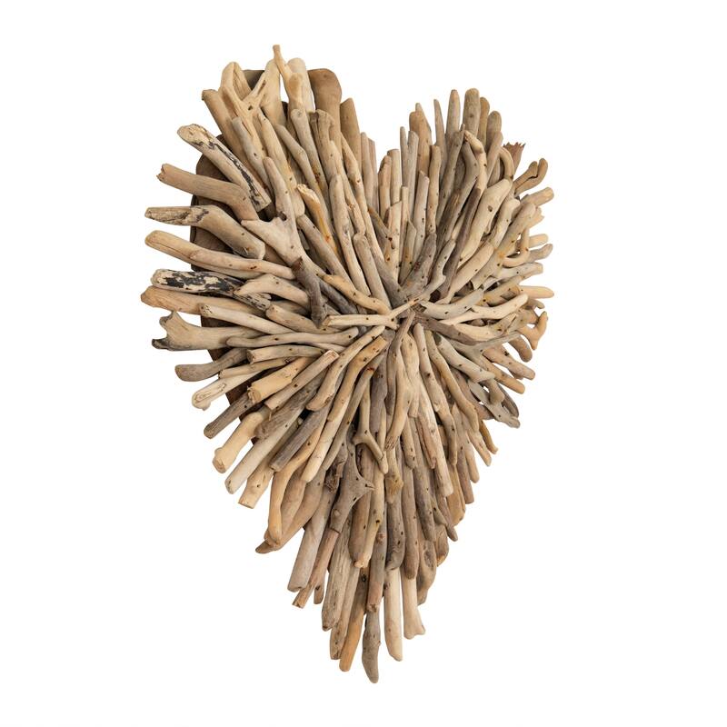 Driftwood Heart Shaped Wall Decor
