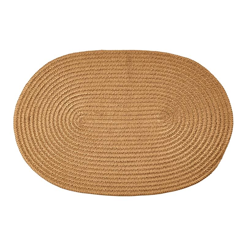 Better Trends Country Braided Reversible Indoor Area Rug