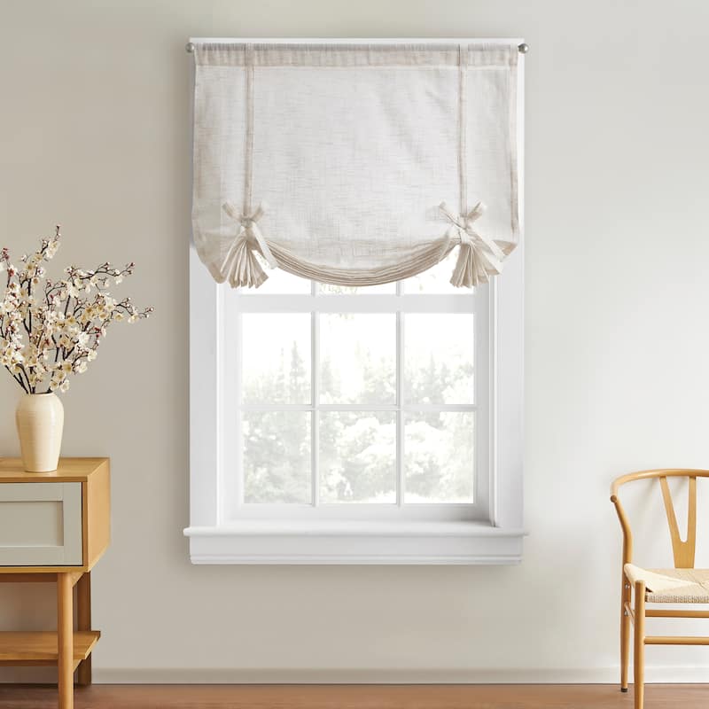 DKNY Classic Linen Balloon Shade - 42" x 63" - Linen