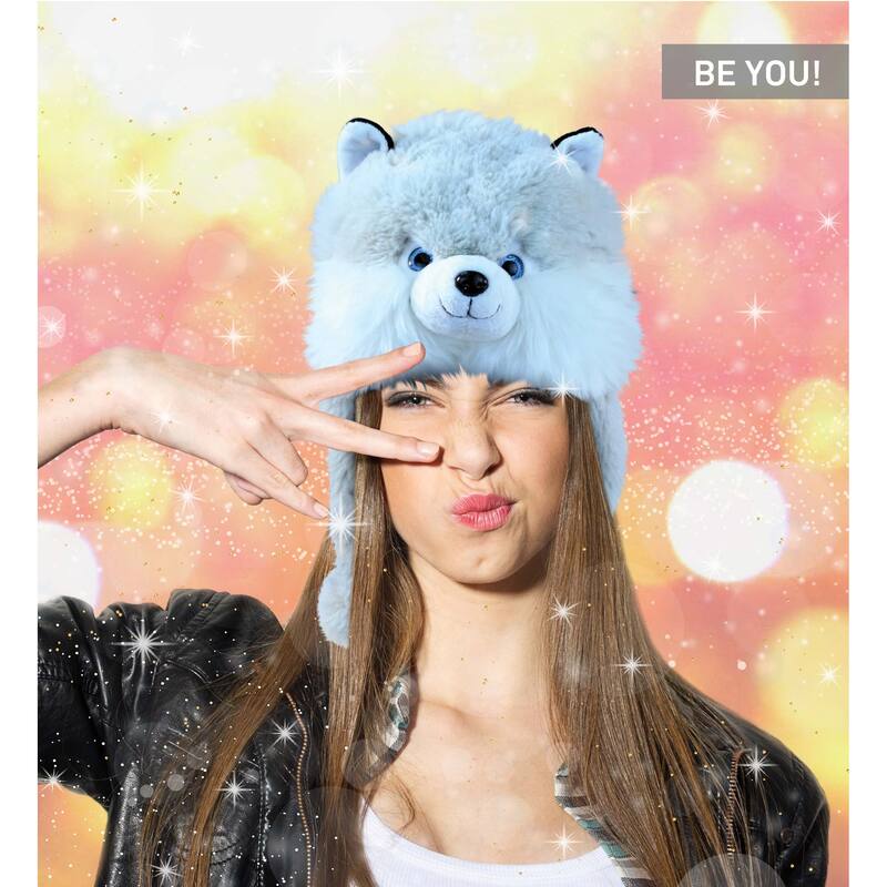 Dollibu Collection of 4 Farm Animal Super Soft Hats With Ear Flaps - 17.5 x 12 x 2.5 inches