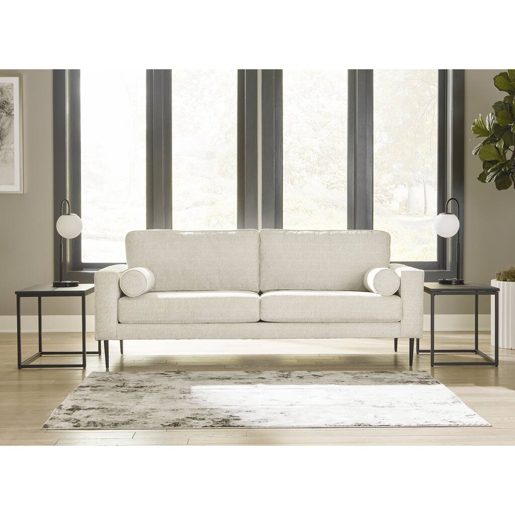 Signature Design by Ashley Hazela Sandstone Sofa - 85"W x 35"D x 36"H