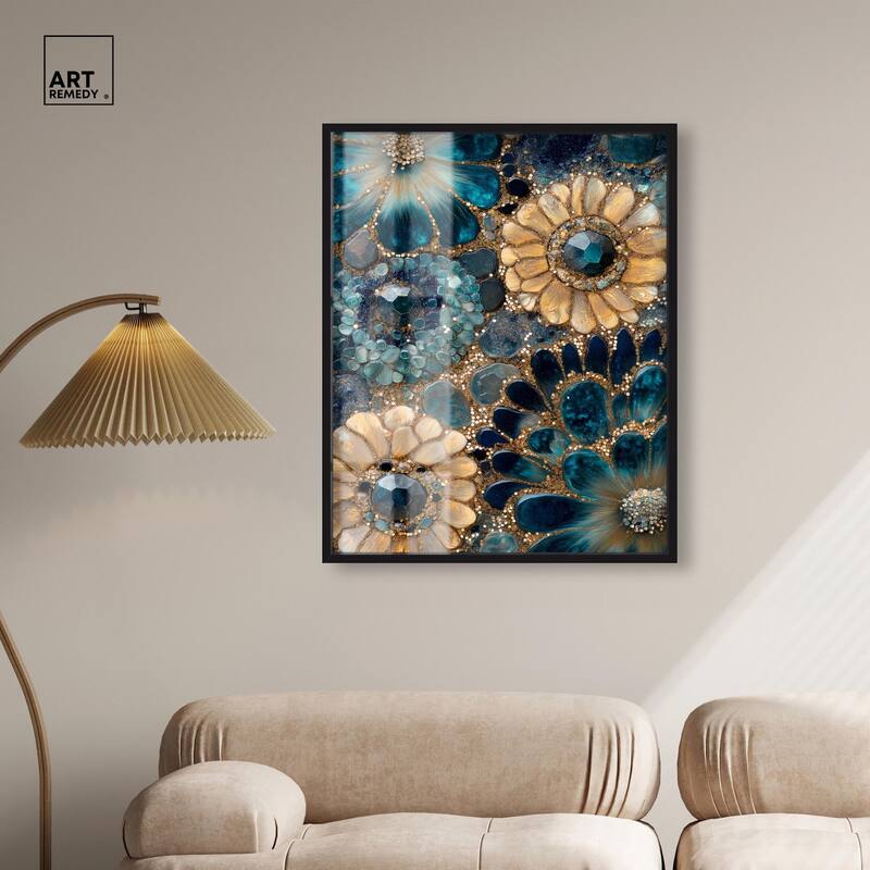 Opulent Geode III Shadowbox by Art Remedy