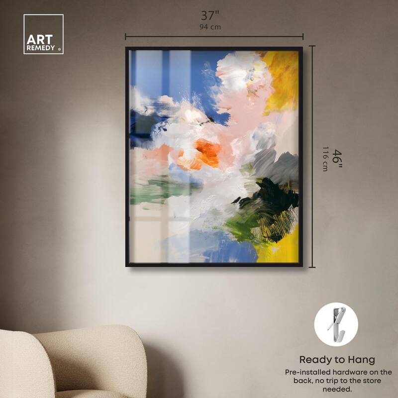 Clouds and Color I Shadowbox by Art Remedy