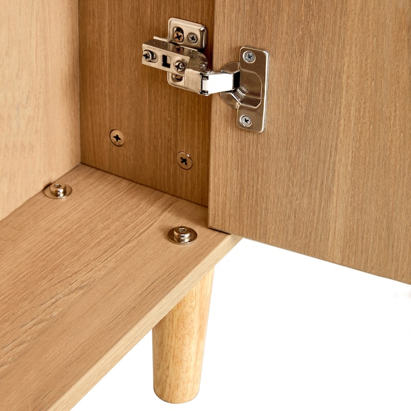 Modern Minimalist Storage Cabinet,Japanese Rattan Shoe Cabinet, Bed Top Cabinet,Small Home Furniture