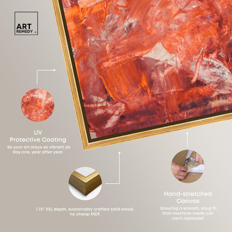 Shades of Red II Canvas by Art Remedy