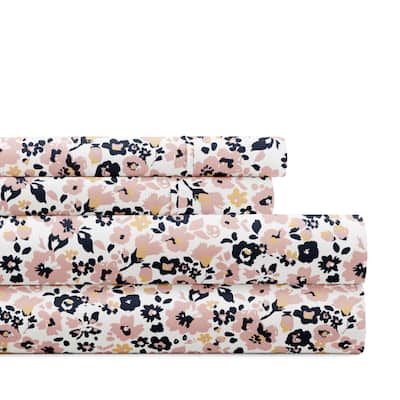 Delicate Blossoms Patterned Ultra-Soft Bed Sheet Sets