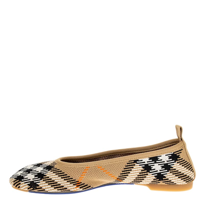 Burberry Check Knit Baby Ballerina Flats