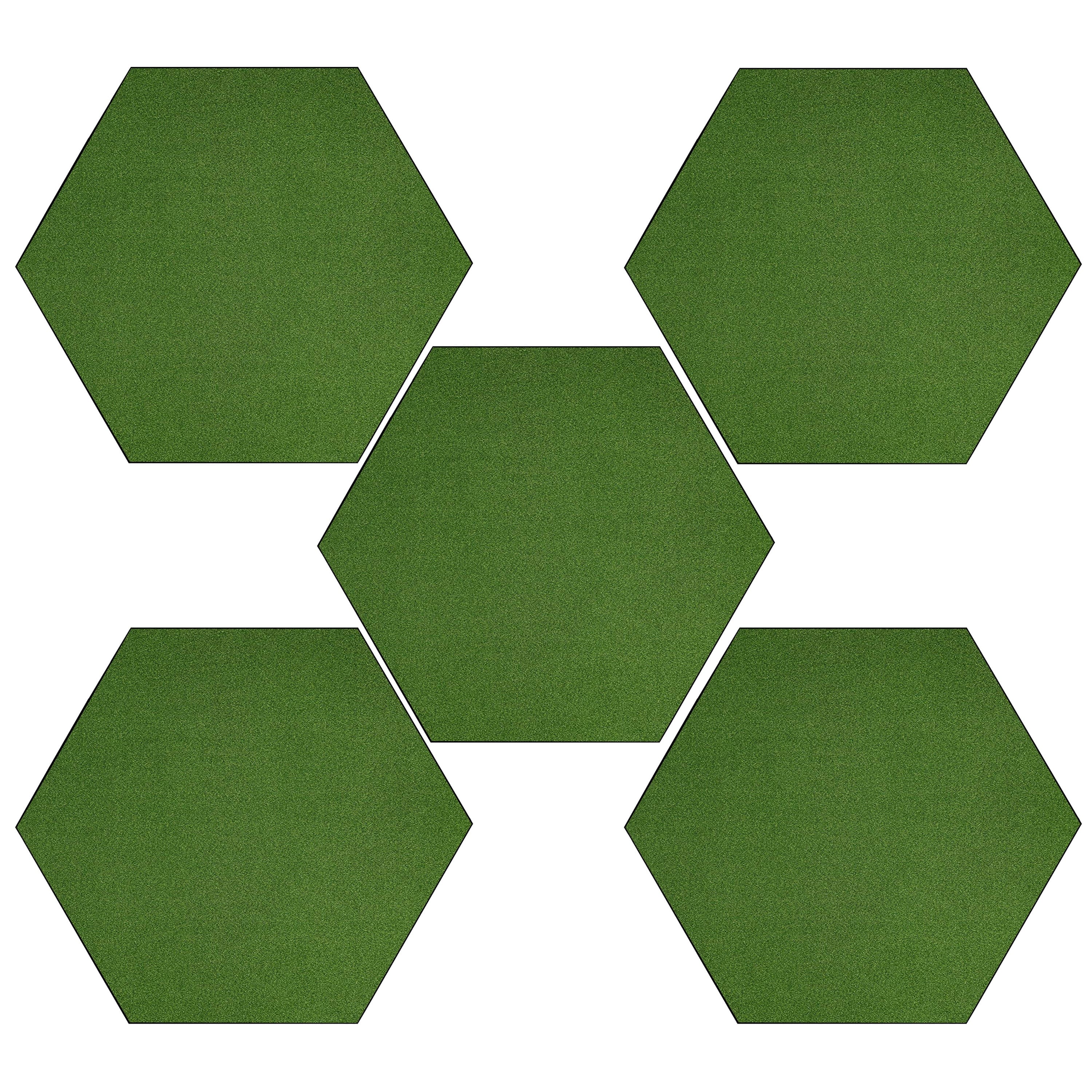 Furnish my Place Turf Artificial Grass, Indoor/Outdoor Set of Rug On