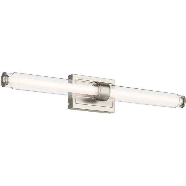 Kichler 55239LED Laurene 2 Light 31" Wide LED Vanity Light with Clear - Brushed Nickel