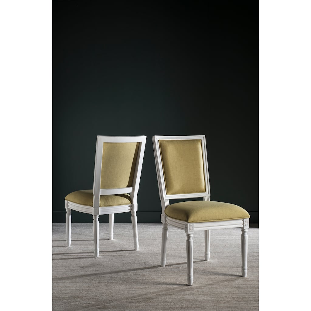 SAFAVIEH Sharen Rectangular Dining Chair (Set of 2). - 20"W x 24"D x 38"H