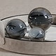 preview thumbnail 8 of 9, Decorative Crystal Glass Balls, Set of 2