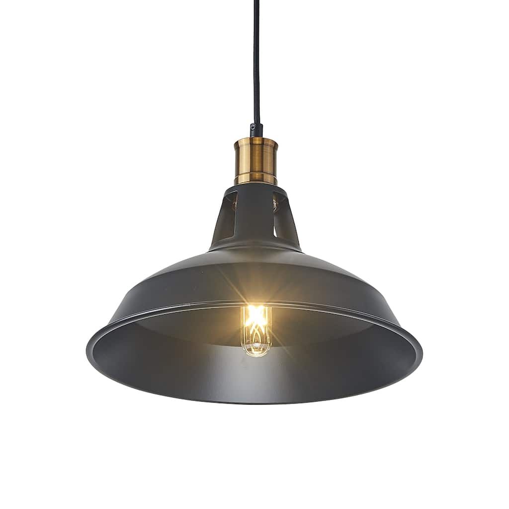 Black and gold 1 Lt grace atmosphere pendant 12 inch