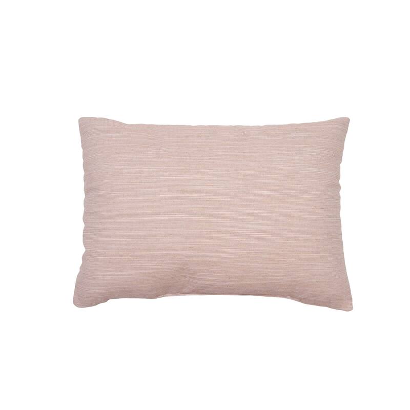 Deer Embroidered and Printed Throw Pillow