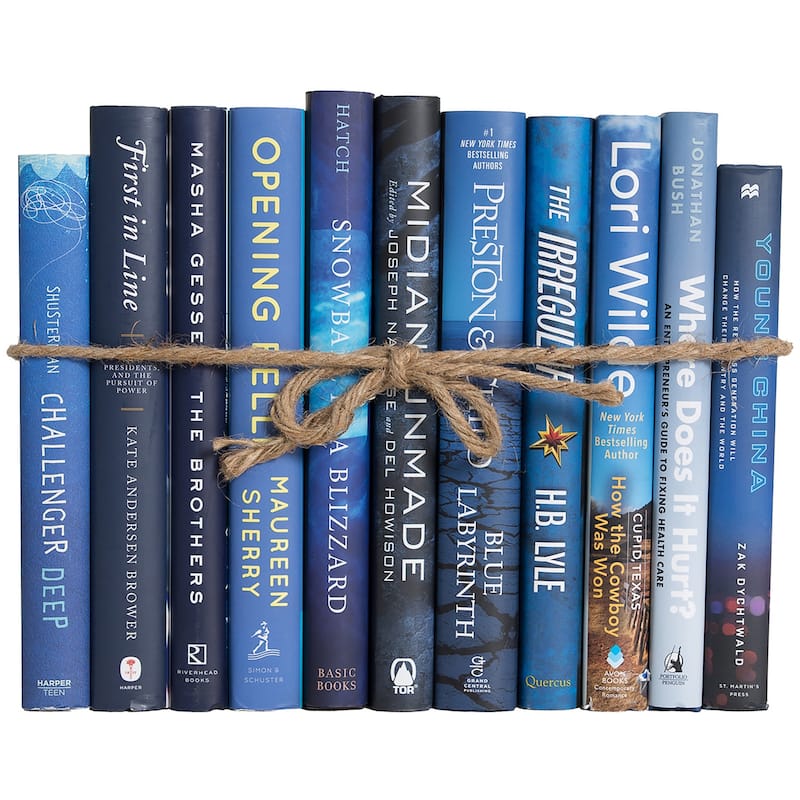 Books Blue Decorative Accessories: Blue Jean Dust Jacket ColorPak