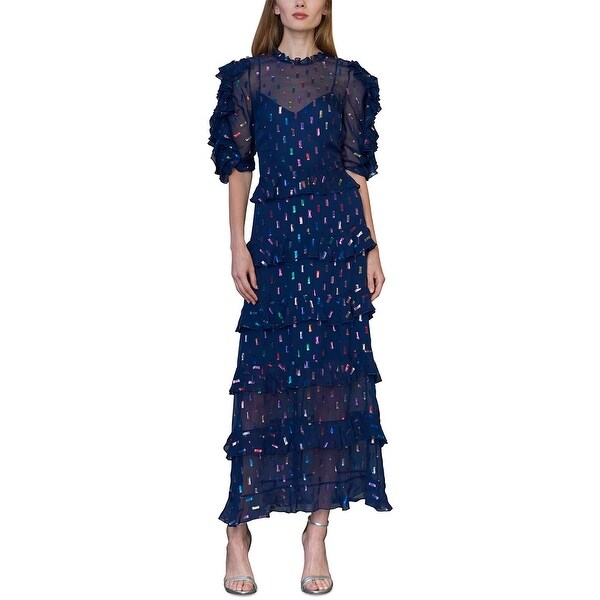 monique lhuillier midi dress