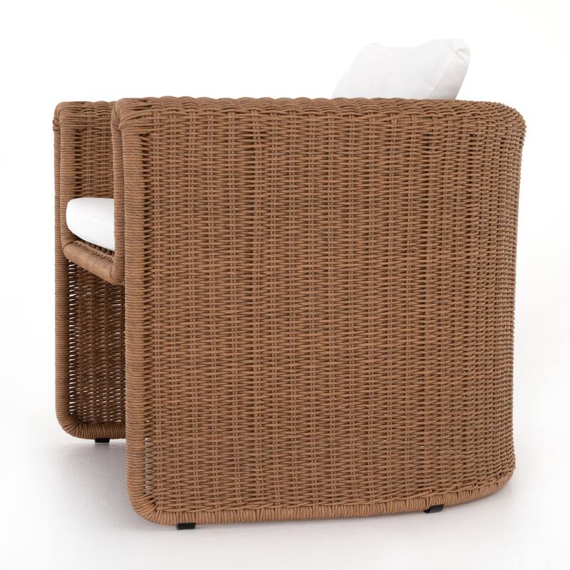 Tempe Woven Outdoor Chair-Vintage Natural - 32.0W x 32.0 x 32.0H
