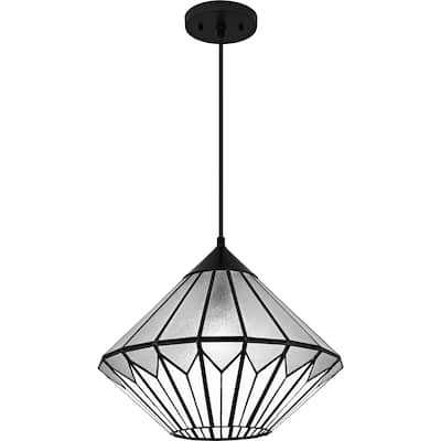 Olivier 1-Light Matte Black Pendant