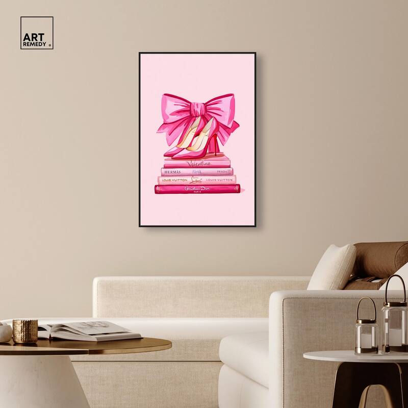 Roseate Runway Reads Canvas by Art Remedy