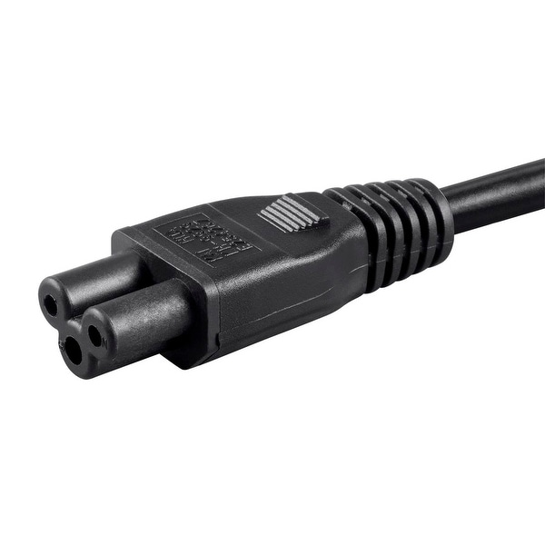 6FT Laptop Power Extension Cord Cable IEC 320 C14 To IEC 320 C5 18AWG 3-Prong