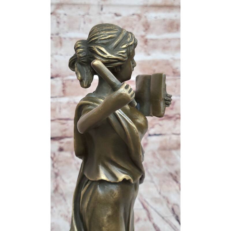 Athena Greek Goddess Mythological Figure Bronze Sculpture Original Art By Milo