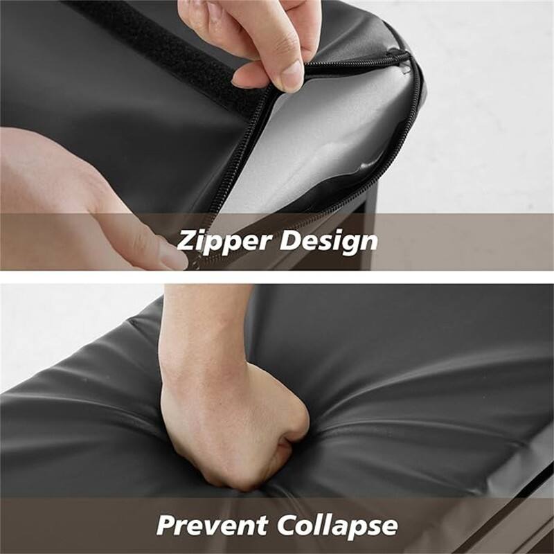 Shoe Storage Bench with Cover 2-Tier 39 Inches - 11.81"D x 39.4"W x 17"H