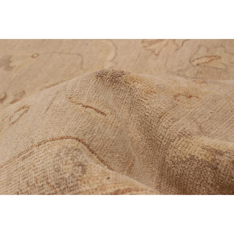 ECARPETGALLERY Hand-knotted Chobi Finest Beige Wool Rug - 8'11 x 11'8