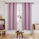 preview thumbnail 9 of 135, Deconovo Grommet Room Darkening Curtains, Set of 4 Panels 38x84 Inch - Lavender